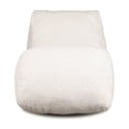 thumbnail image 1 of Big Joe Delmont Lounger, Foam Filled Bean Bag Chair, Almond Boucle, Fabric, 4.5 Feet, 1 of 9