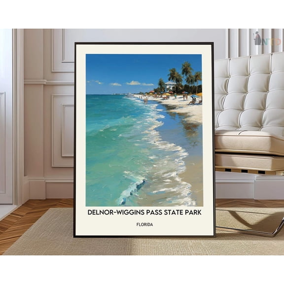 Delnor Wiggins Pass State Park Poster Unframed Paper Print