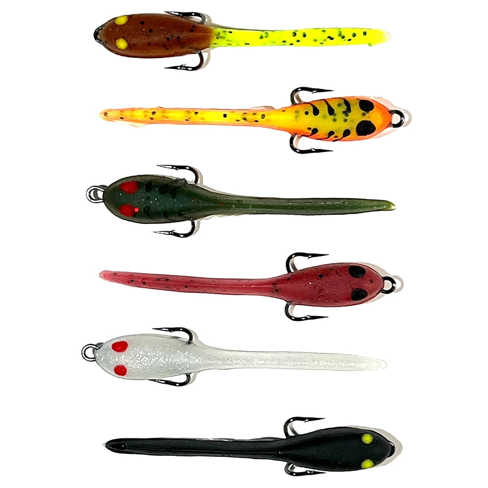 delong fishing lures Musky Lures, 11" Flying Witch Fishing Lures For Bass, Pike, Musky Segmented Rip Baits Slow Sink All DeLong fishing lures are scented with anise oil to attract more fish DELONG LURES - Made in
