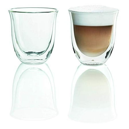 De'Longhi - 6-Oz. Cappuccino Glasses (2-Pack) - Glass