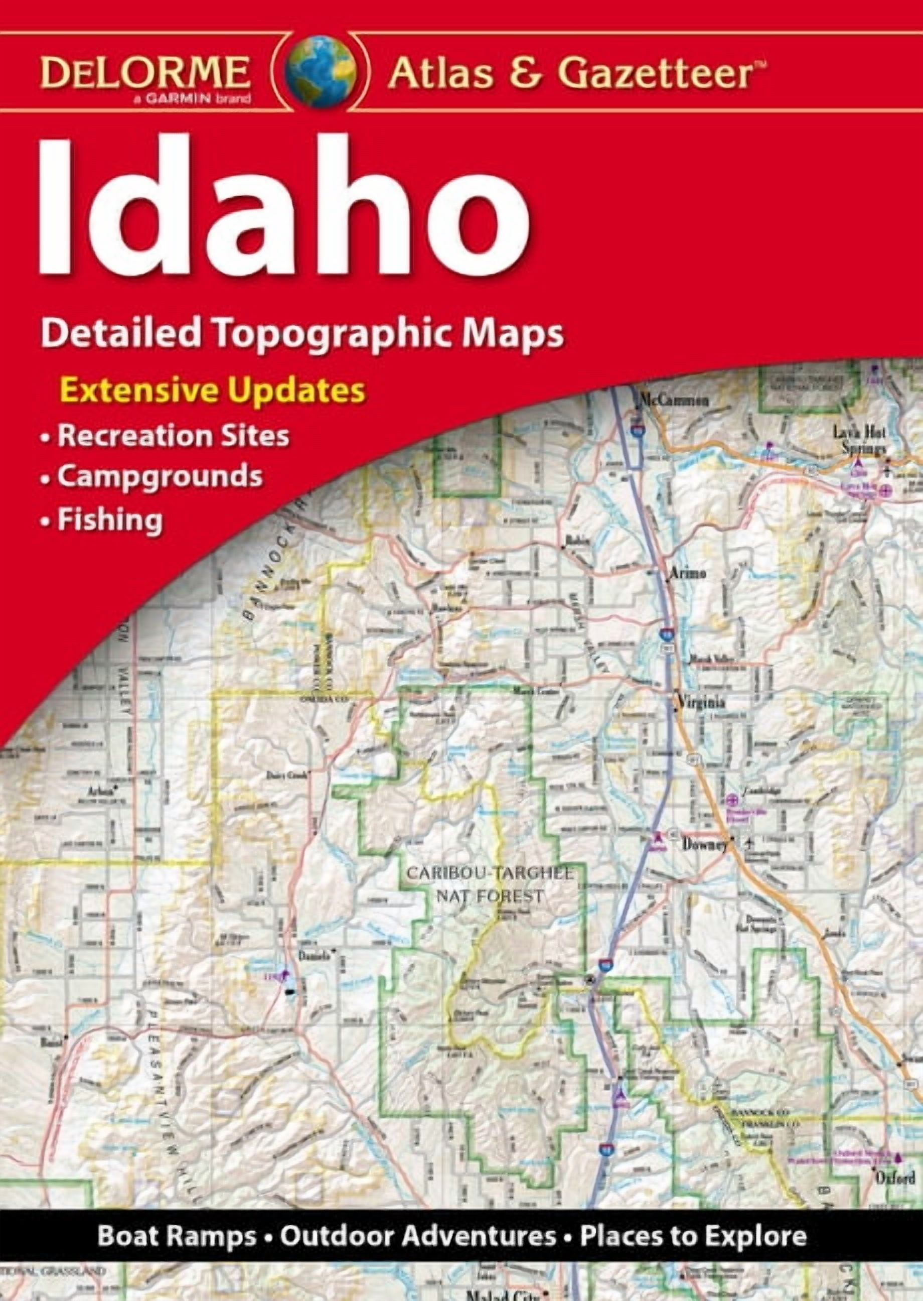 Delorme Atlas & Gazetteer: Idaho, (Paperback)