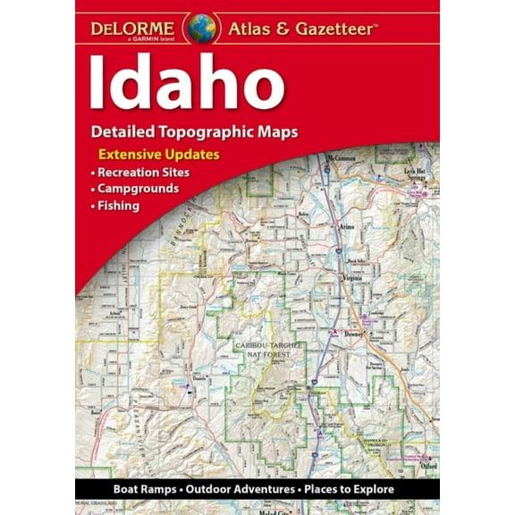 Delorme Atlas & Gazetteer: Idaho, (Paperback)
