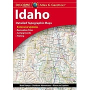 Delorme Atlas & Gazetteer Idaho, Paperback