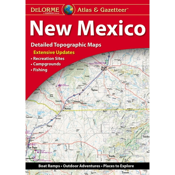 Delorme Atlas & Gazetteer: New Mexico (Paperback)