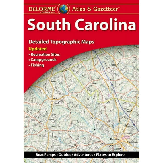 Delorme Atlas & Gazetteer: South Carolina (Paperback)
