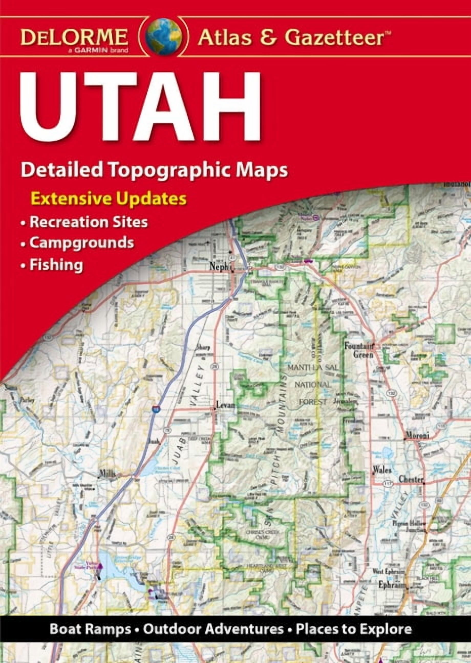 Delorme Atlas & Gazetteer: Utah, (Paperback)