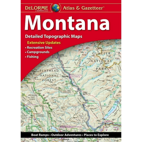 Delorme Montana Atlas & Gazetteer 10th Edition (Paperback) by Rand McNally