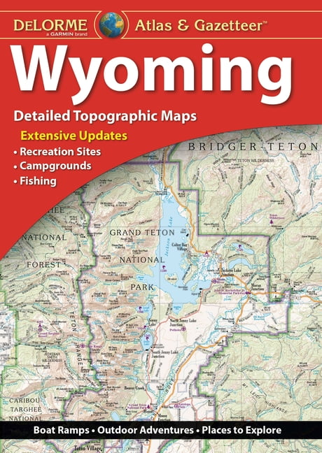 RAND MCNALLY Delorme wyoming atlas and gazetteer : dewy: 9781946494085