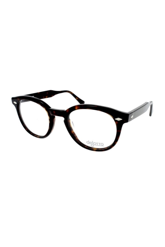 Men's Dl44 8002 Round Tortoiseshell Eyewear Red
