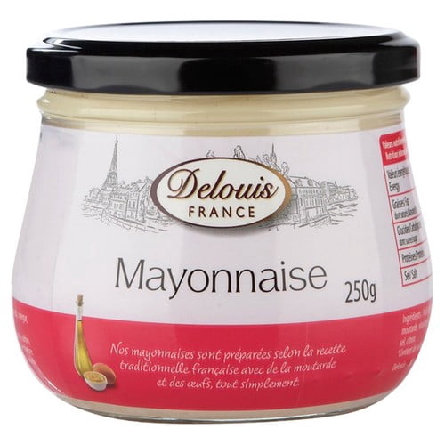 Delouis Mayonnaise 250g, British Import (Pack of 2)