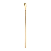 Delove Stainless Steel Coffee Stirring Spoon Beverage Cocktail Stirrers Stir Cocktail Drink Mixing Swizzle Stick- Tiny Salt Condiment Spoon - Reusable - Set of 1 8.85-Inch