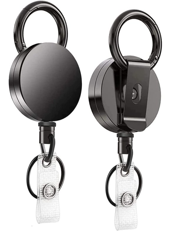 Heavy-Duty Badge Reel with Locking Cord - 10 Pack Heavy-Duty Badge Reel with Locking Cord - 10 Pack