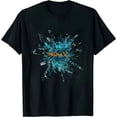 thumbnail image 1 of Delpax - Blue Light Shattered Crystalline T-Shirt, 1 of 5