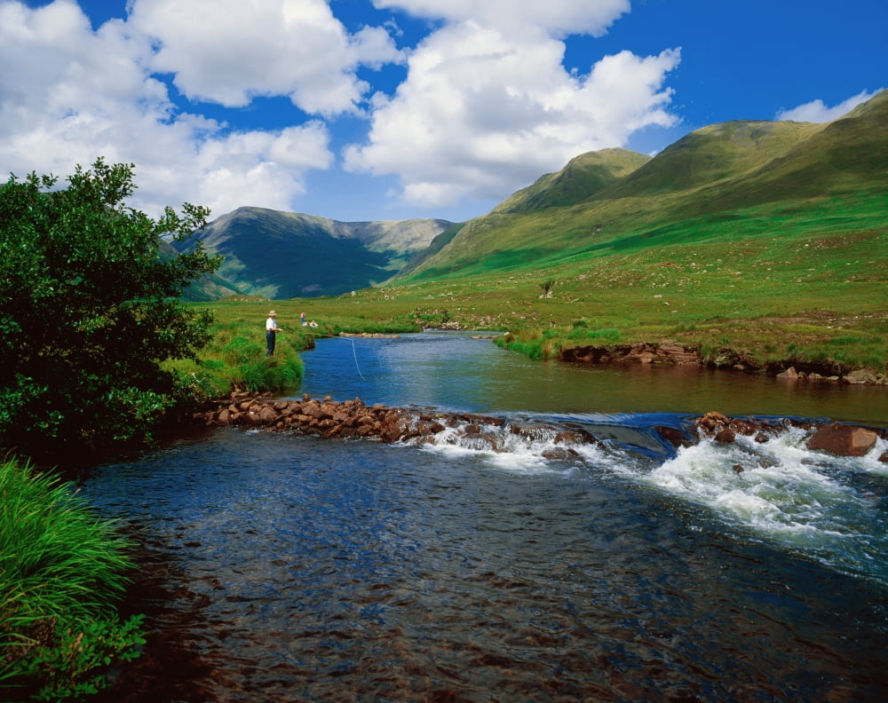 Delphi Fishery Co Mayo Ireland Canvas Art - The Irish Image Collection Design Pics (17 x 13)