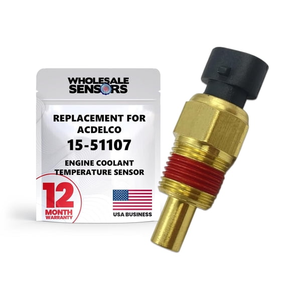 Replacement for ACDelco 15-51107 Engine Coolant Temperature Sensor 12 Month Warranty & USA Support