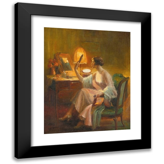 Delphin Enjolras 12x14 Black Modern Framed Museum Art Print Titled - Boudoir