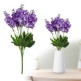 thumbnail image 1 of Delphinium Artificial Flowers 1PC Purple Fake Flowers 13.5" Tall Flowers Faux Delphinium for Floor Vase Light Purple Flowers for Wedding Centerpieces Home Decor Indoor(Purple), 1 of 8