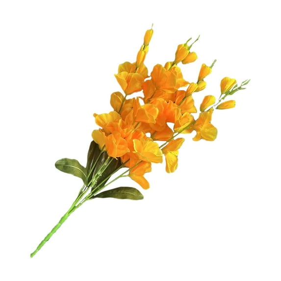 Delphinium Artificial Flowers, Fake Flowers 13.8'' Larkspur Artificial Flower Long Stem Flowers, Faux Silk Flowers for Tall Vase Wedding Party Table Centerpieces Home Decor