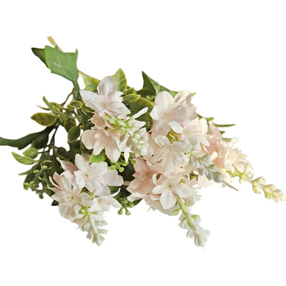 Delphinium Artificial Flowers Real Touch Larkspur Silk Flowers Long Stem Artificial Flowers for Tall Vase Wedding Party Table Centerpieces, Home Indoor Decor, 1Pc, Multicolor(Pink2,12.6x5.5")