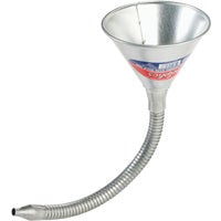 Delphos 1 Qt. Galvanized Steel Transmission Funnel with Flexible Spout 495