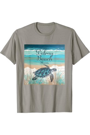 Delray Beach Florida Sea Turtle Coastal T-Shirt