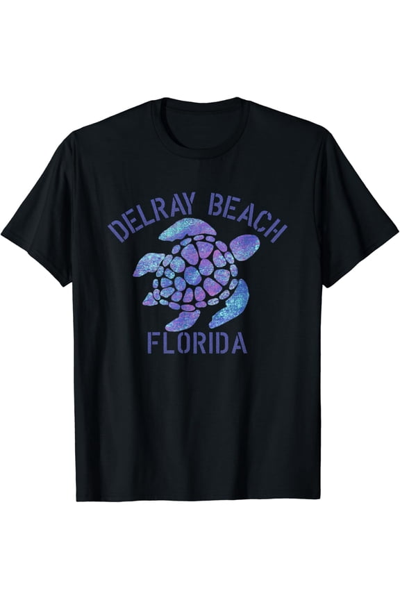 Delray Beach Florida Tribal Turtle T-Shirt