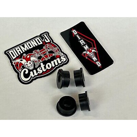 Delrin Bushings for DIAMOND and DIAMOND+ Shocks (Set of 4 for 2 Shocks Eyes)