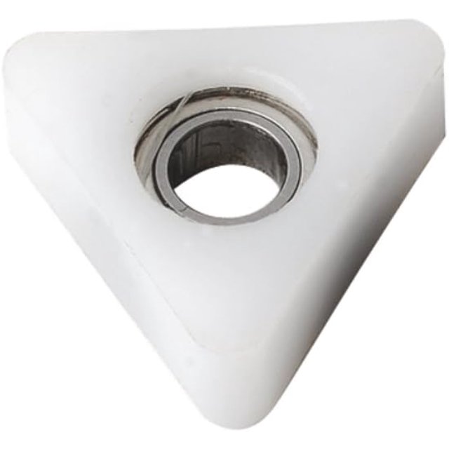 Delrin Triangular Bearing, 1/2-Inch Diameter, 3/16-Inch Smaller ...