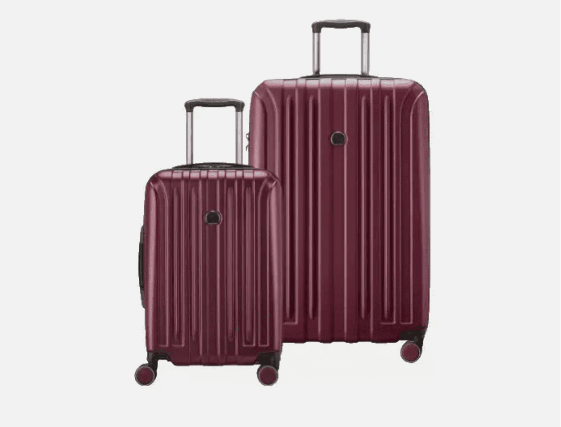 【新品未使用品】DELSEY PARIS 4輪　スーツケース　2個セット　赤 新品未使用品】DELSEY PARIS 4輪 スーツケース 2個セット 赤 DELSEY