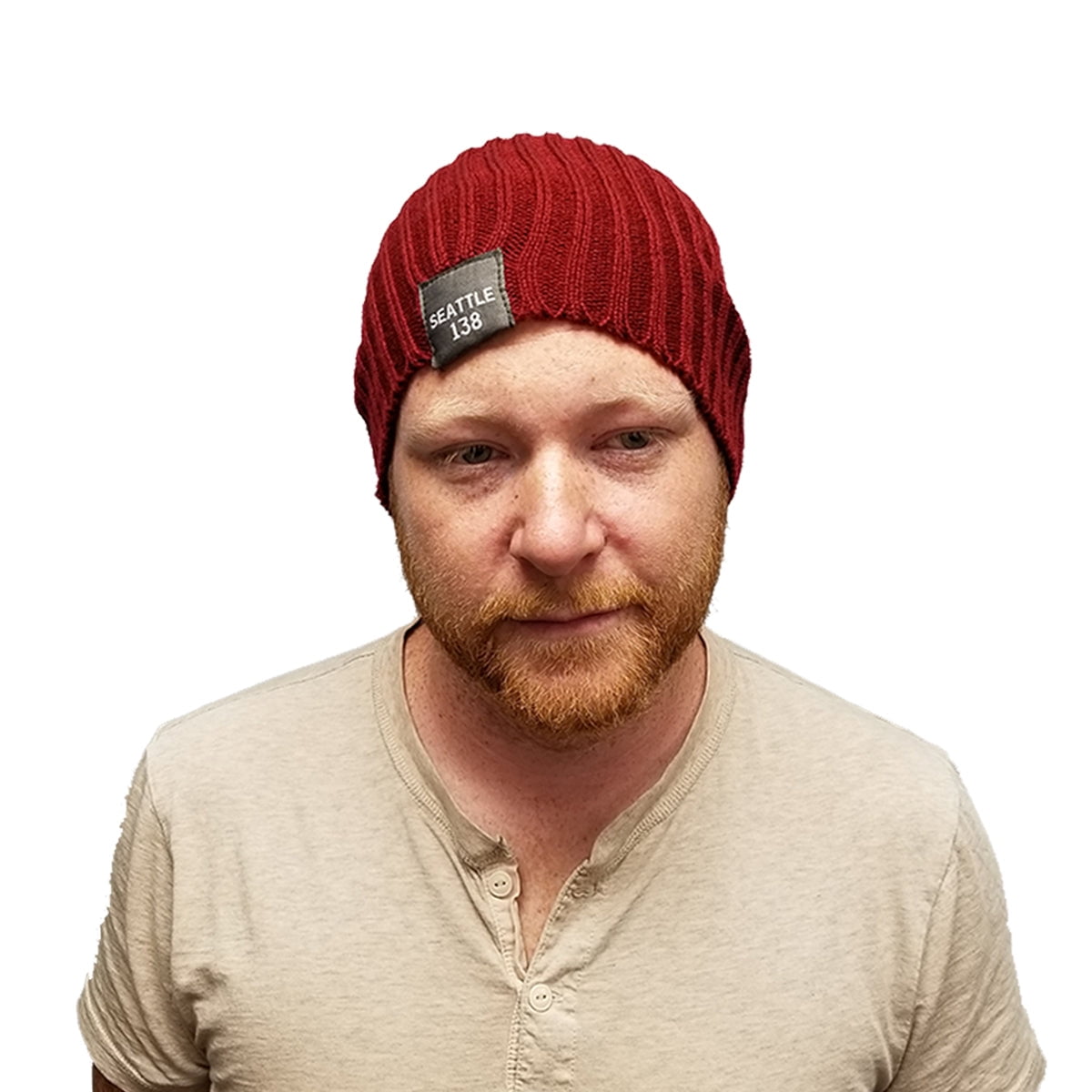 Seattle 138 Delsin Rowe Red Slouch Beanie Hat