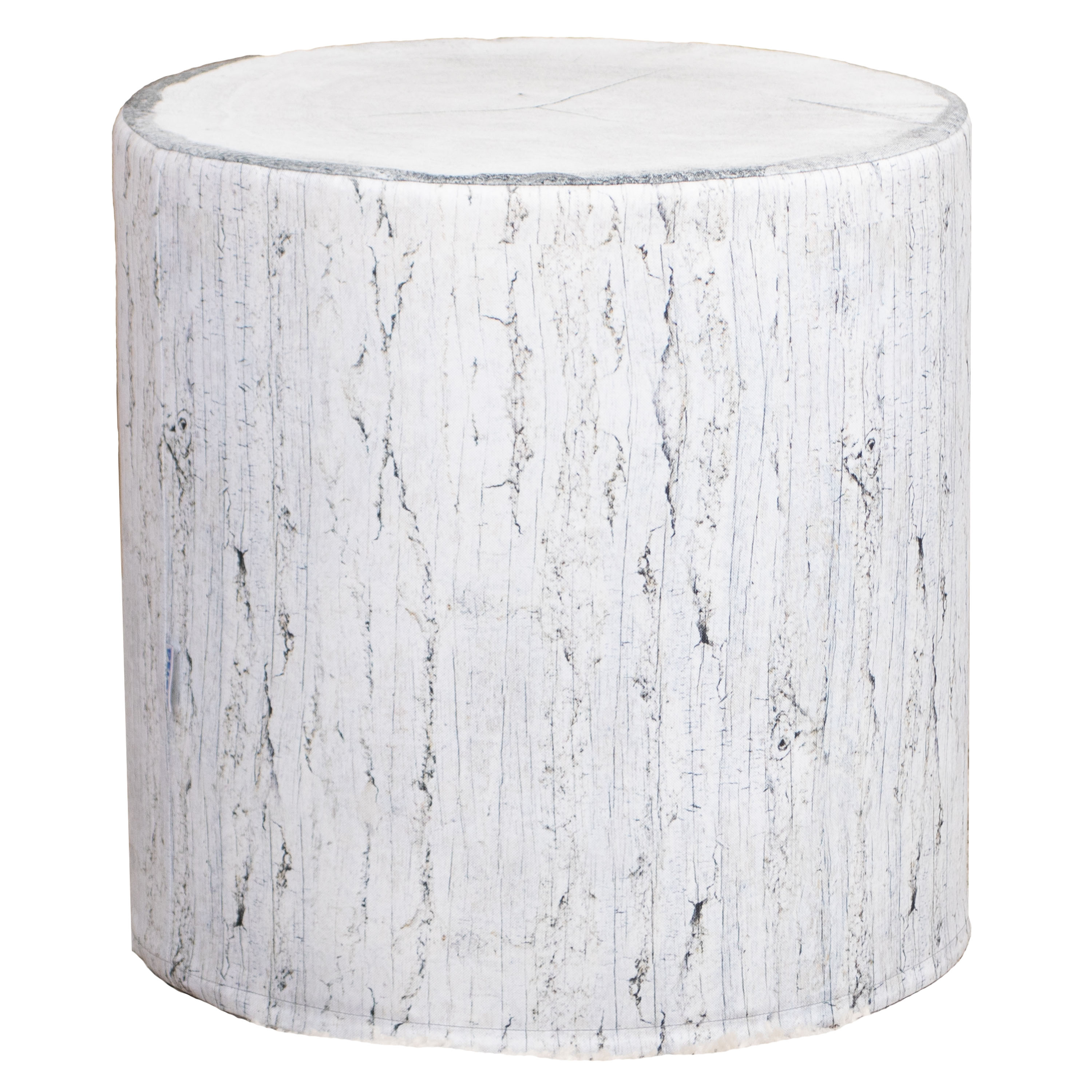 Delsit Woody Outdoor Pouf Ottoman European Made, Lightweight