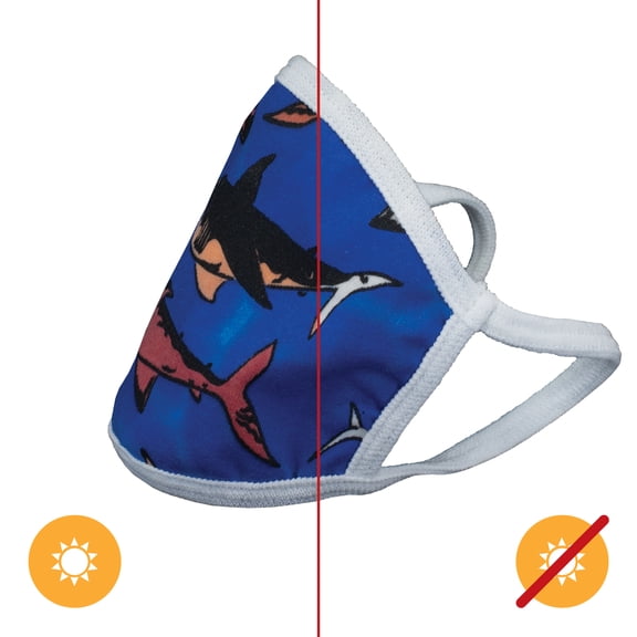 Delsol Color-Changing Face Mask - Shark