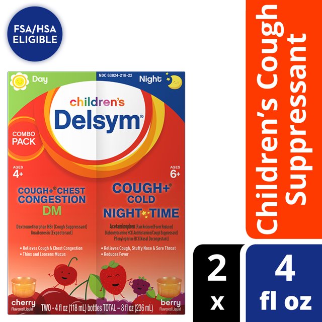 Delsym Children's Cough + Chest Congestion Day & Night Cold Liquid
