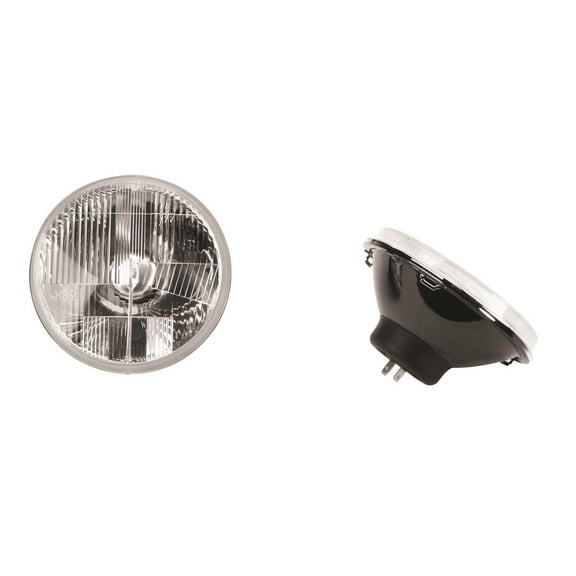 Delta 01-1149-50X Euro 7 Inch Headlight w/ Xenon Bulb, Hi/Lo Beam