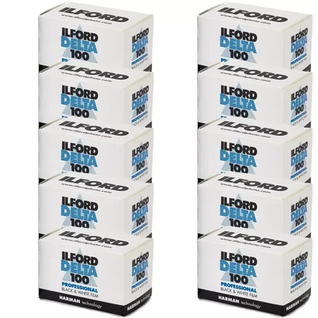 Delta 100 Pro Black & White 35mm Print Film, 36 Exposures (10 Roll)