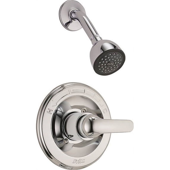 Delta 1323 Shower Faucets Shower Only Lever Handle, Chrome