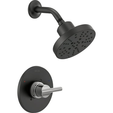 Delta 142749 Nicoli Monitor 14 Series Single Function Pressure Balanced Shower - Black