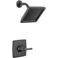 thumbnail image 1 of Delta 142864 Matte Black Manual 1-Mode 1-Handle Shower Valve Trim, 1 of 7