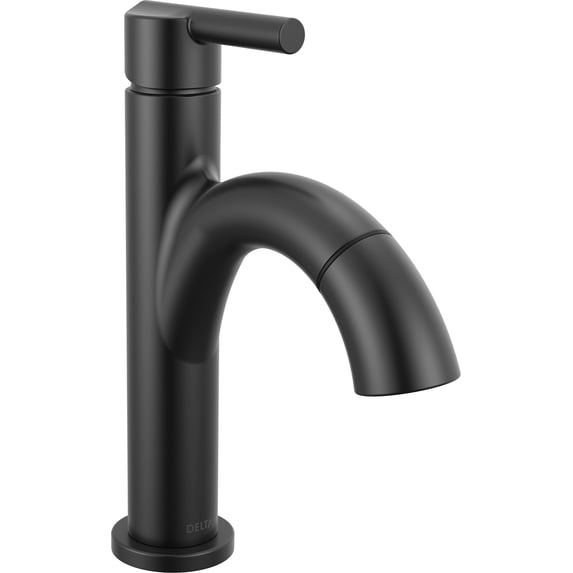 Delta 15749LF-BLPD Nicoli 1.2 GPM Single Hole Bathroom Faucet - Black