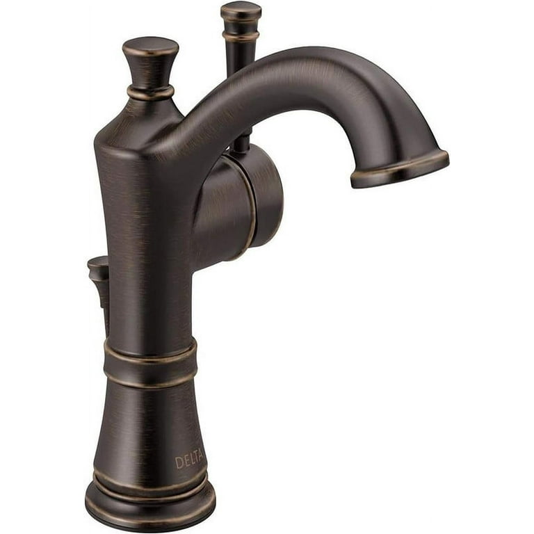Delta Valdosta Venetian Bronze 2-handle 4-in Centerset WaterSense Bathroom Sink Faucet with Drain Delta Valdosta Venetian Bronze 2-handle 4-in Centerset WaterSense Bathroom Sink Faucet with Drain