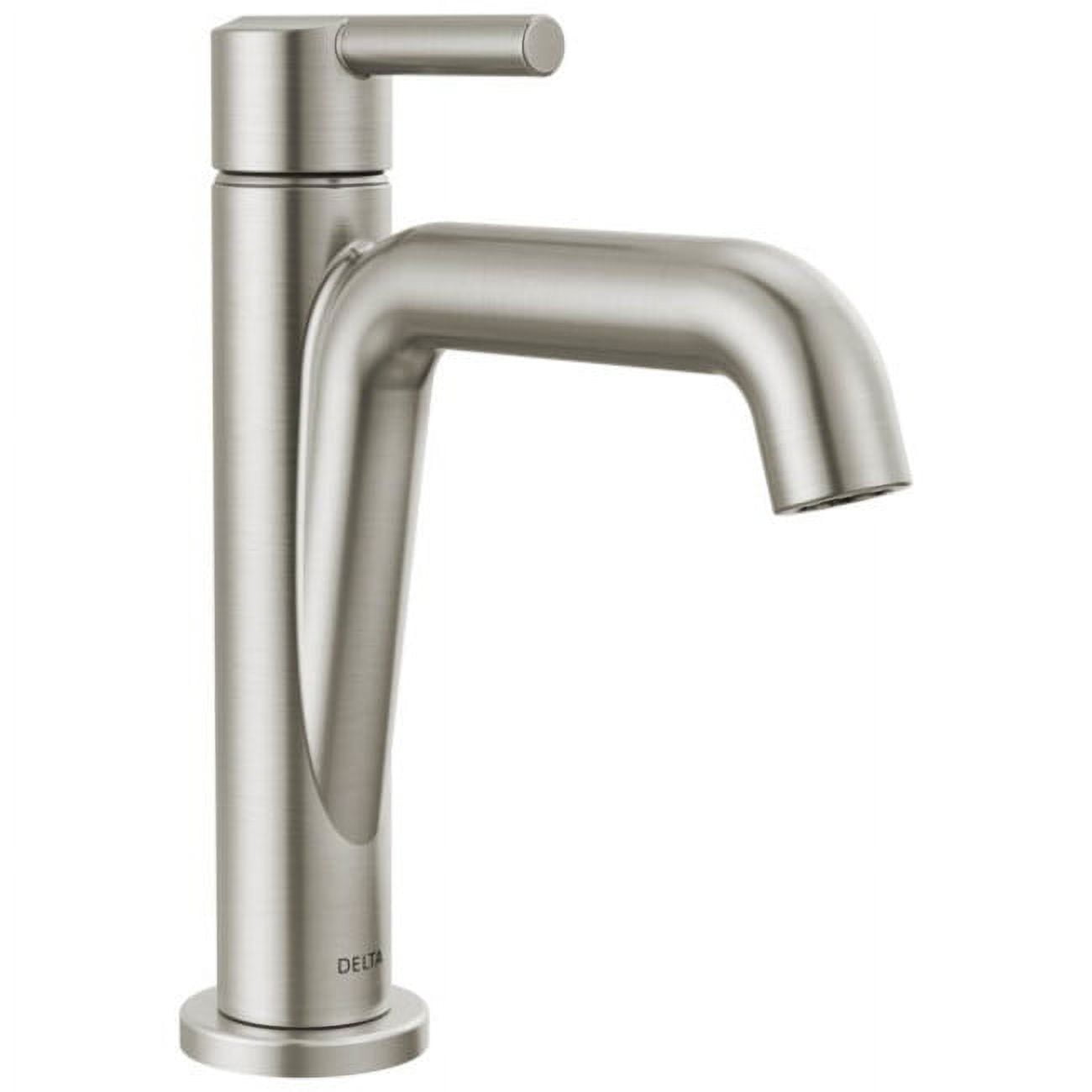 Delta Nicoli Sleek Stainless Steel Single Handle Bathroom Faucet