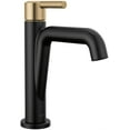 thumbnail image 1 of Delta 15849Lf Nicoli 1.2 GPM Single Hole Bathroom Faucet - Matte Black / Champagne Bronze, 1 of 7