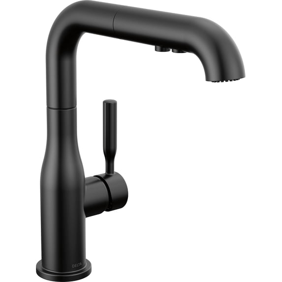 Delta 16943-BL-DST Almari 1.8 GPM Single Handle Pull Out Kitchen Faucet - Black