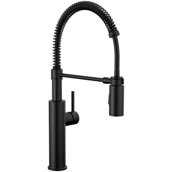 Delta 18803-Dst Black High Arc Kitchen Faucet