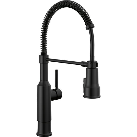 Delta 18804Z-Dst Theodora 1.8 GPM Single Hole Pre-Rinse Pull Down Kitchen Faucet - Black