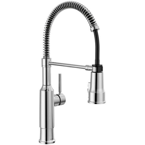 Delta 18804Z-DST Theodora 1.8 GPM Single Hole Pre-Rinse Pull Down Kitchen Faucet - Chrome
