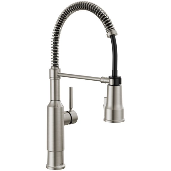 Delta 18804Z-SP-DST Theodora 1.8 GPM Single Hole Pre-Rinse Pull Down Kitchen Faucet -