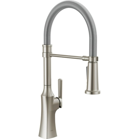 Delta 18887-Dst Ermelo Pro 1.8 GPM Single Hole Pre-Rinse Spring Spout Pull Down Kitchen