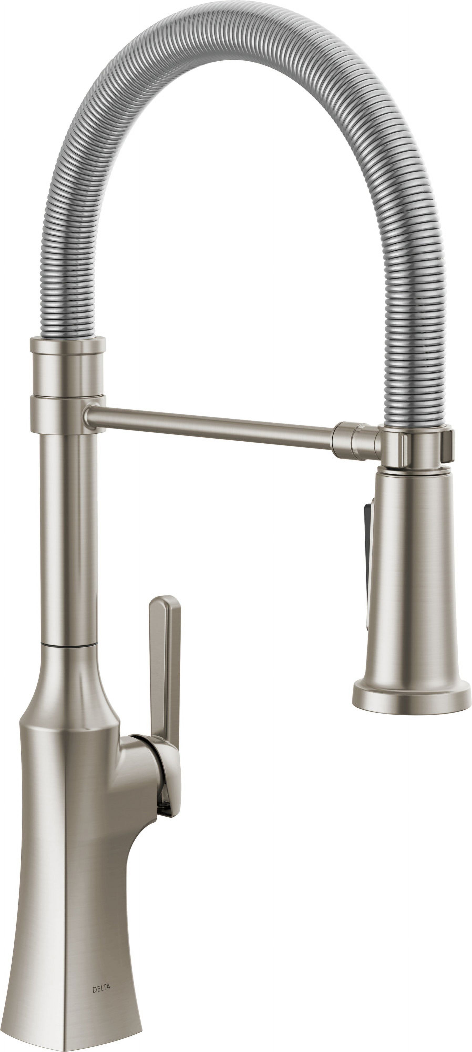Stainless Steel Pull-Down Kitchen Faucet with Magnetic Dock