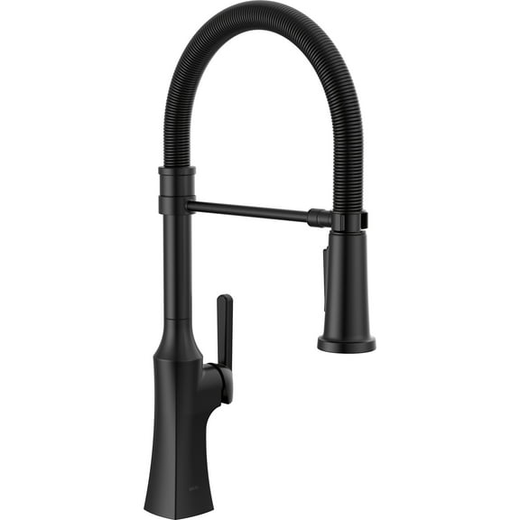 Delta 18887-BL-DST Ermelo Pro 1.8 GPM Single Hole Pre-Rinse Spring Spout Pull Down Kitchen